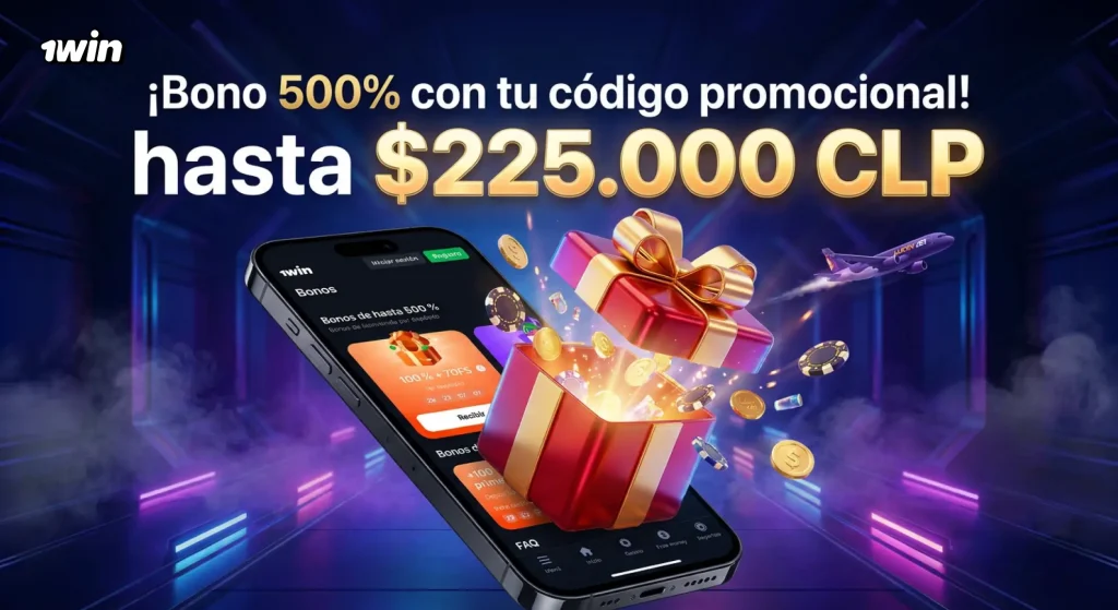 Bono 500% con codigo promocional 1win