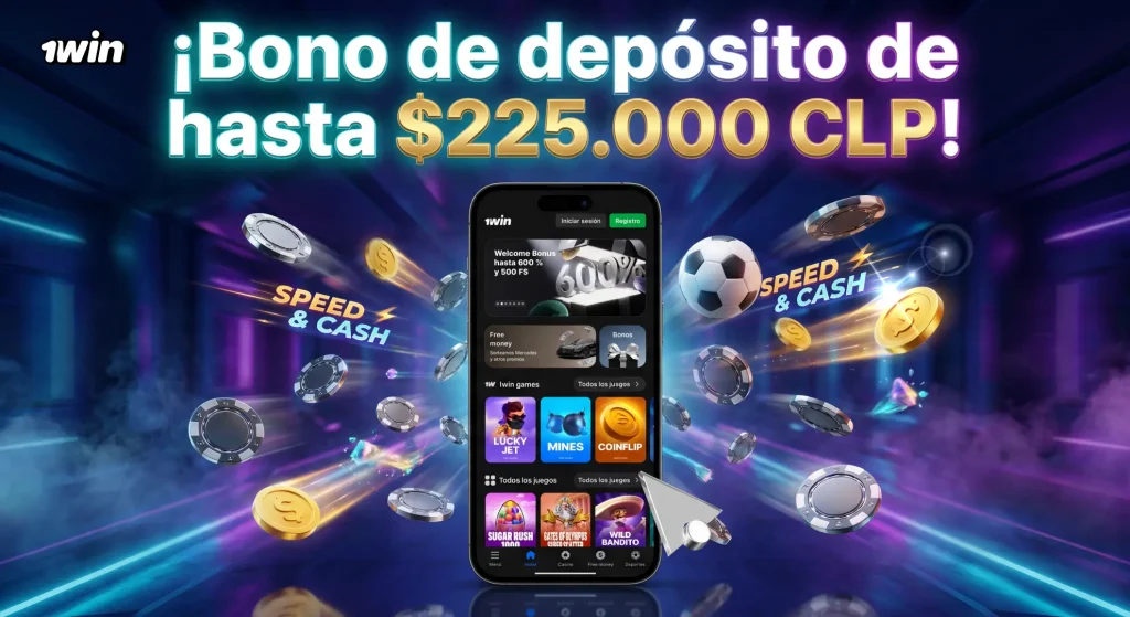 Bono de deposito 1win Chile en CLP