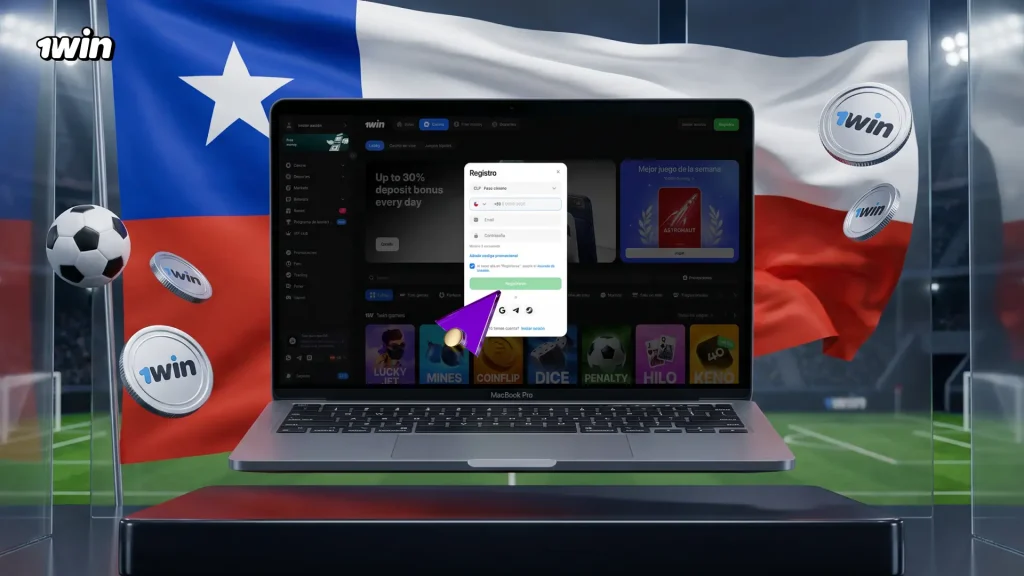 Crear cuenta 1win Chile