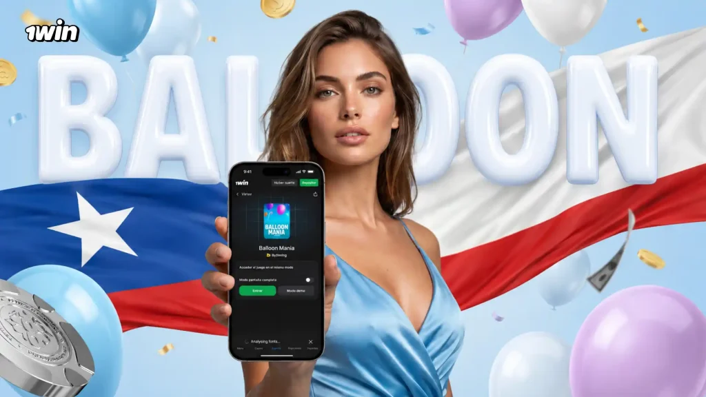 Balloon app mobile 1win Chile